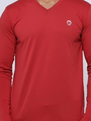 red solid t-shirt - 17553727 - Standard Image - 4