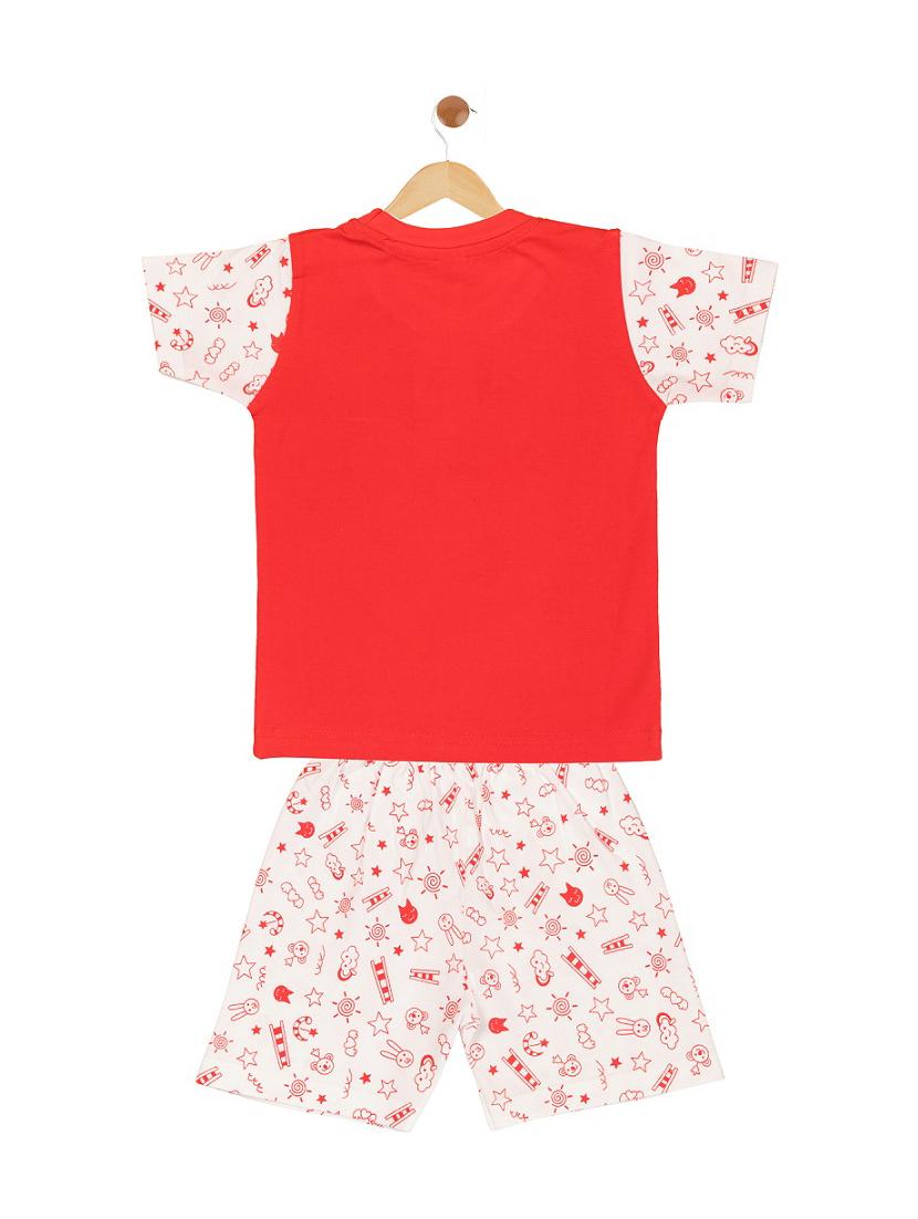 red cotton twin sets - 17553761 - Zoom Image - 2