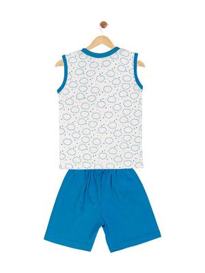 blue cotton twin sets - 17553763 - Standard Image - 4