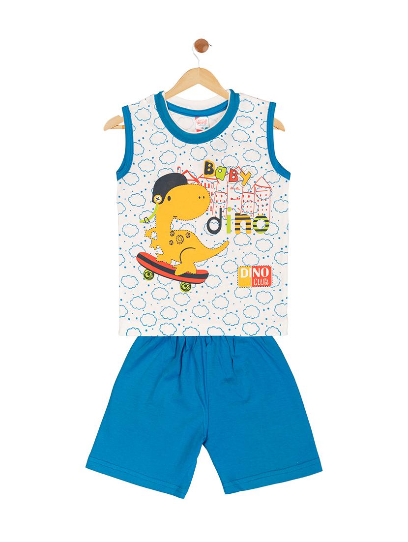 blue cotton twin sets - 17553763 - Zoom Image - 3