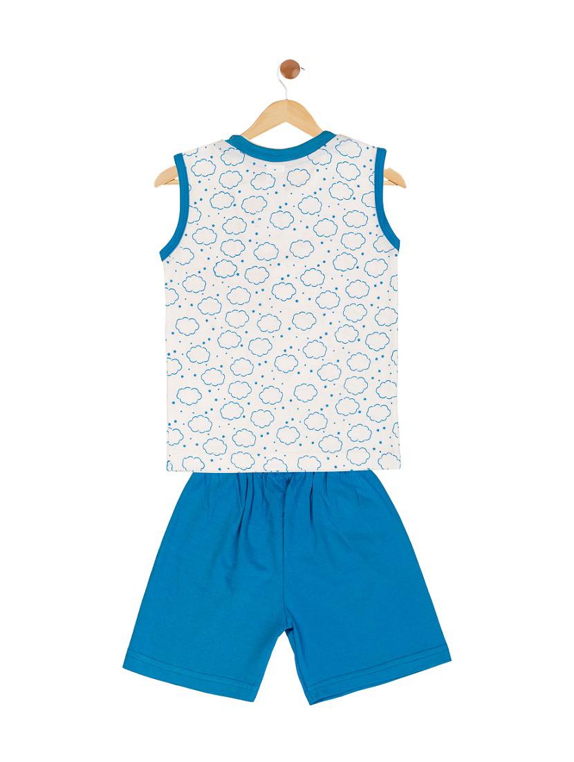 blue cotton twin sets - 17553763 - Zoom Image - 4