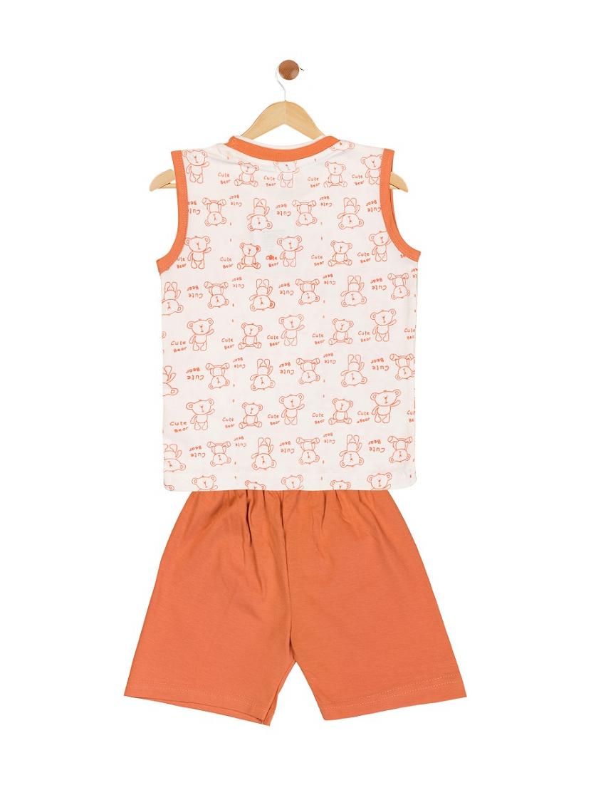 orange cotton twin sets - 17553767 - Zoom Image - 4