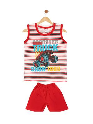 red cotton twin sets - 17553777 - Standard Image - 3