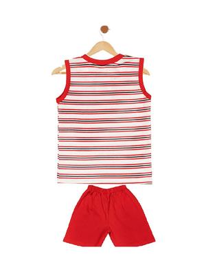 red cotton twin sets - 17553777 - Standard Image - 4