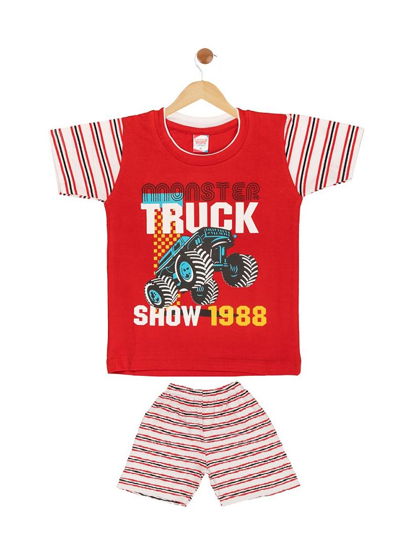 red cotton twin sets - 17553777 - Zoom Image - 1