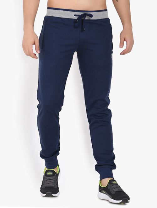 navy blue solid jogger - 17553780 - Standard Image - 1
