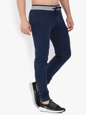 navy blue solid jogger - 17553780 - Standard Image - 2