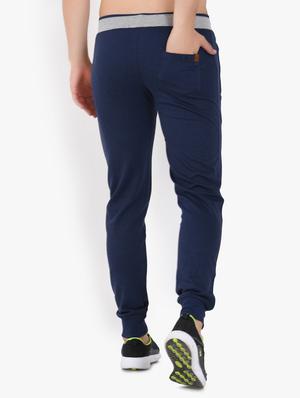 navy blue solid jogger - 17553780 - Standard Image - 3
