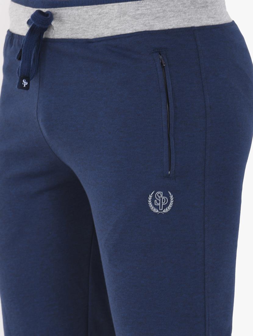 navy blue solid jogger - 17553780 - Zoom Image - 5