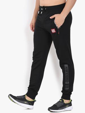 black solid jogger - 17553781 - Standard Image - 2