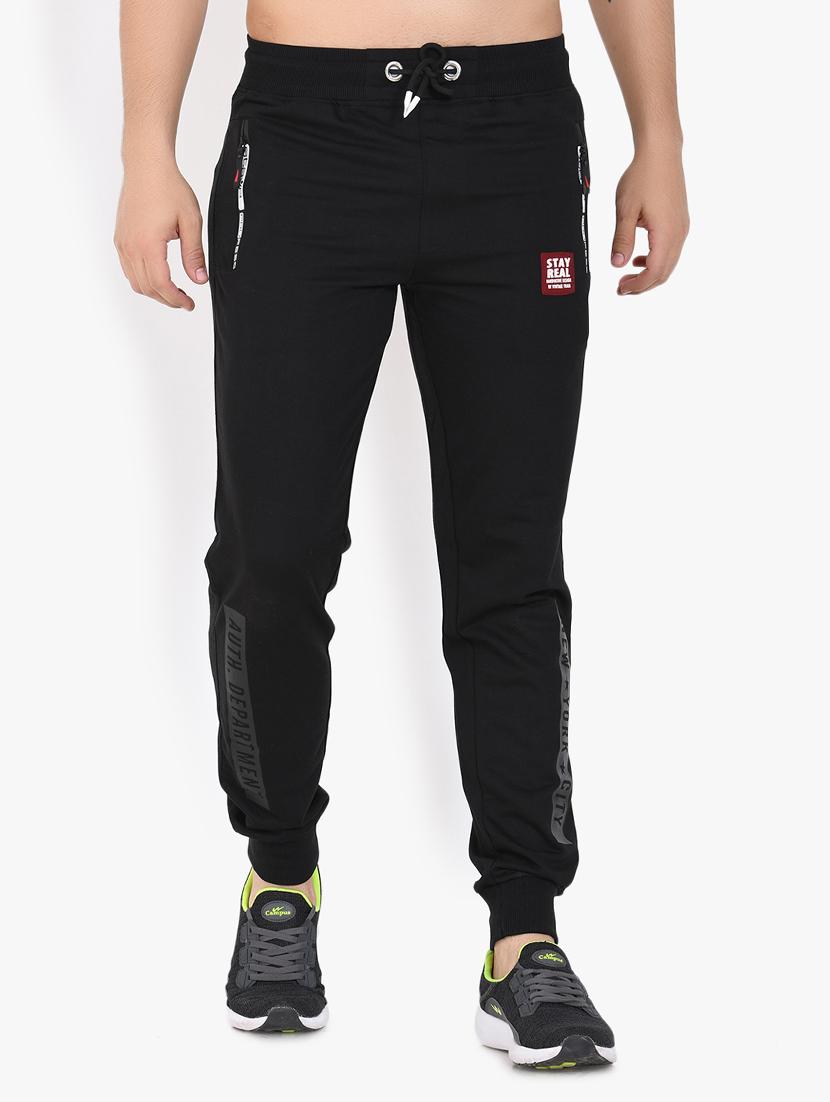 black solid jogger - 17553781 - Zoom Image - 1