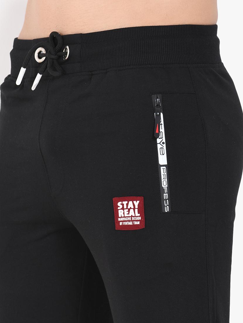 black solid jogger - 17553781 - Zoom Image - 5