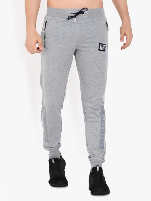 grey printed jogger - 17553782 - Standard Image - 1