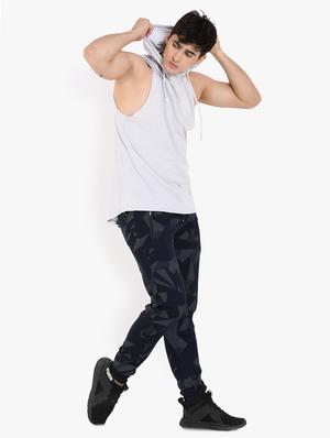navy blue camouflage jogger - 17553785 - Standard Image - 4