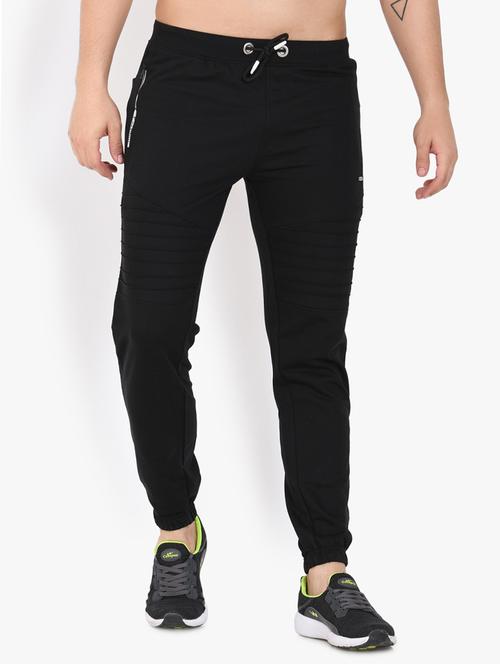 black solid jogger - 17553786 - Standard Image - 1