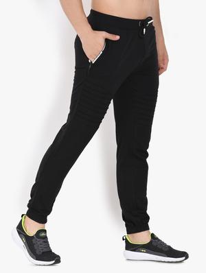 black solid jogger - 17553786 - Standard Image - 2