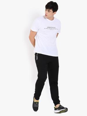 black solid jogger - 17553786 - Standard Image - 4
