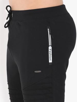 black solid jogger - 17553786 - Standard Image - 5