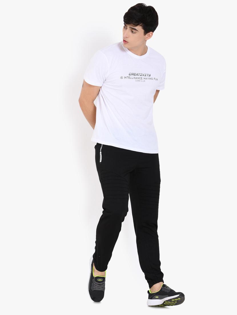 black solid jogger - 17553786 - Zoom Image - 4