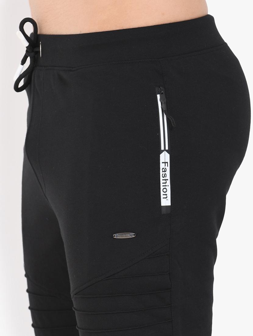 black solid jogger - 17553786 - Zoom Image - 5