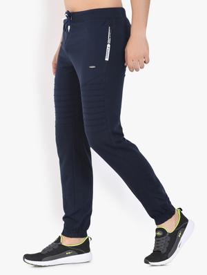 navy blue solid jogger - 17553787 - Standard Image - 2