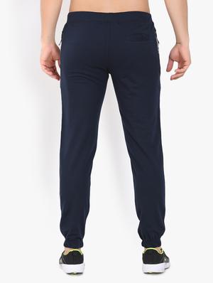 navy blue solid jogger - 17553787 - Standard Image - 3