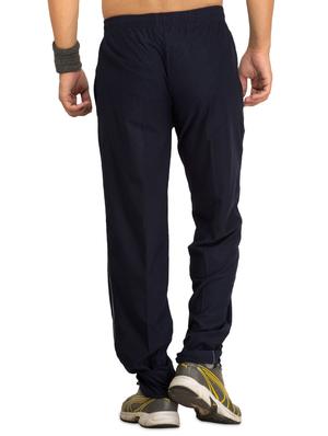 navy blue solid full length track pant - 17553792 - Standard Image - 3
