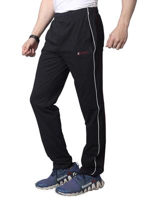 black side striped full length track pant - 17553793 - Standard Image - 2