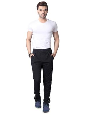 black side striped full length track pant - 17553793 - Standard Image - 4