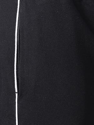 black side striped full length track pant - 17553793 - Standard Image - 5