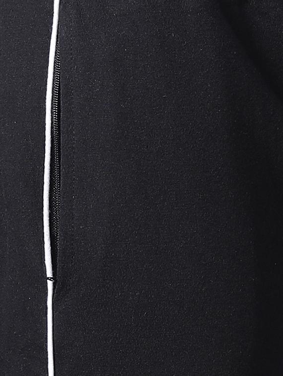 black side striped full length track pant - 17553793 - Zoom Image - 5
