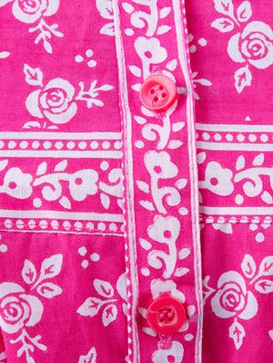 pink cotton gowns & kimono - 17553817 - Standard Image - 6