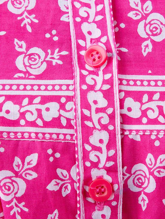 pink cotton gowns & kimono - 17553817 - Zoom Image - 6