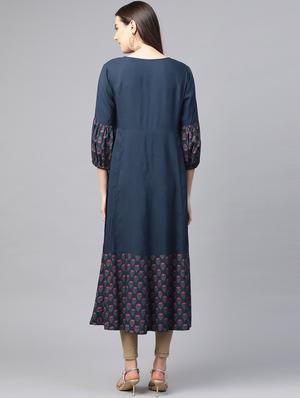 printed anarkali kurta - 17553868 - Standard Image - 4