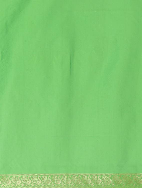 conversational banarasi saree with blouse - 17553879 - Zoom Image - 5