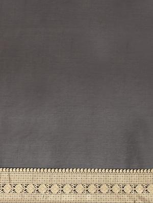 self design banarasi saree with blouse - 17553886 - Standard Image - 5