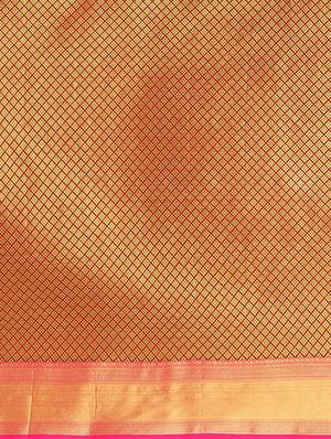 self design banarasi saree with blouse - 17553909 - Standard Image - 5