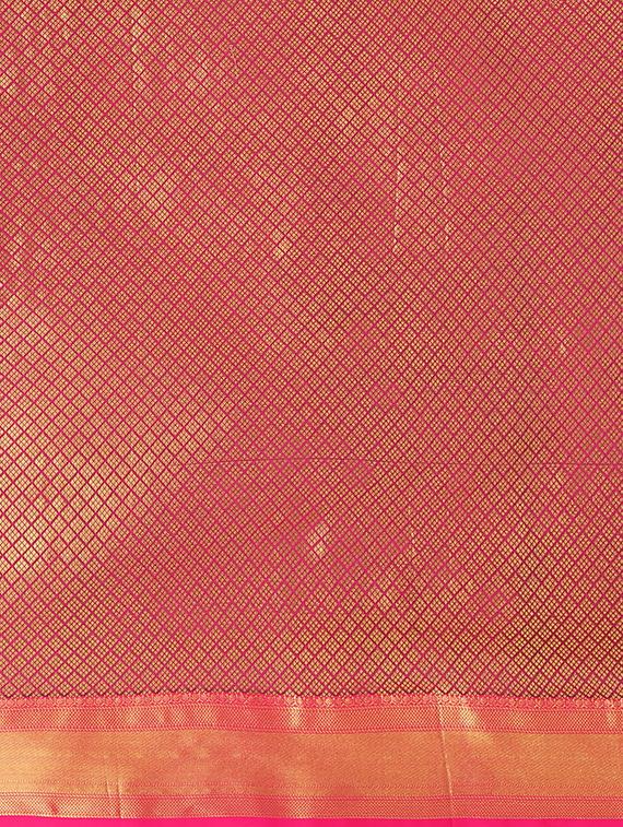 self design banarasi saree with blouse - 17553913 - Zoom Image - 5