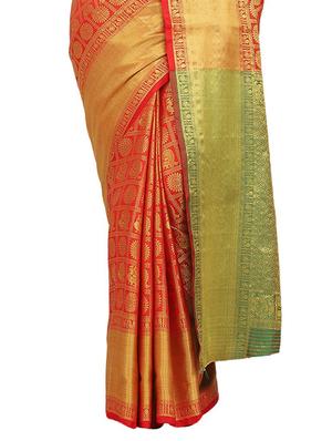 conversational banarasi saree with blouse - 17553926 - Standard Image - 3