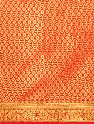 self design banarasi saree with blouse - 17553927 - Standard Image - 5