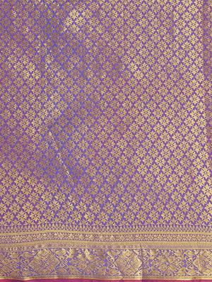 self design banarasi saree with blouse - 17553928 - Standard Image - 5