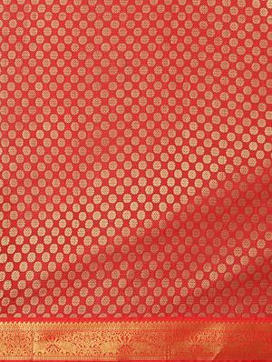 jacquard banarasi saree with blouse - 17553937 - Standard Image - 5