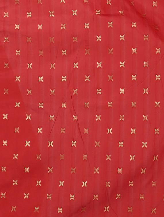 jacquard banarasi saree with blouse - 17553950 - Zoom Image - 5