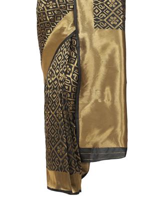 jacquard banarasi saree with blouse - 17553954 - Standard Image - 3