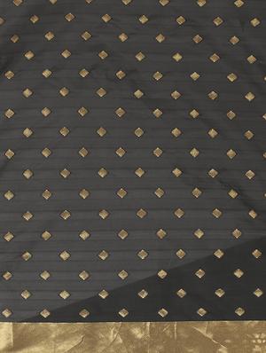 jacquard banarasi saree with blouse - 17553954 - Standard Image - 5