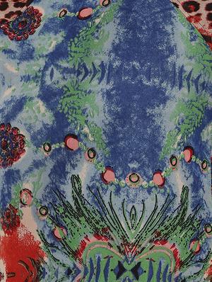 printed a-line dress - 17554334 - Standard Image - 4