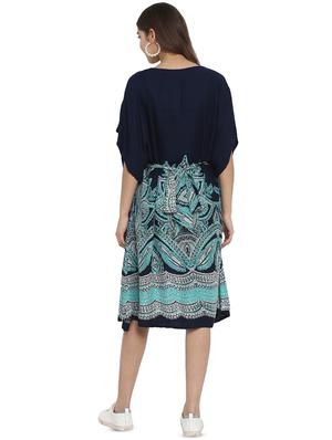 notch neck printed kaftan - 17554349 - Standard Image - 3
