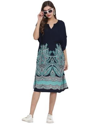 notch neck printed kaftan - 17554349 - Standard Image - 4