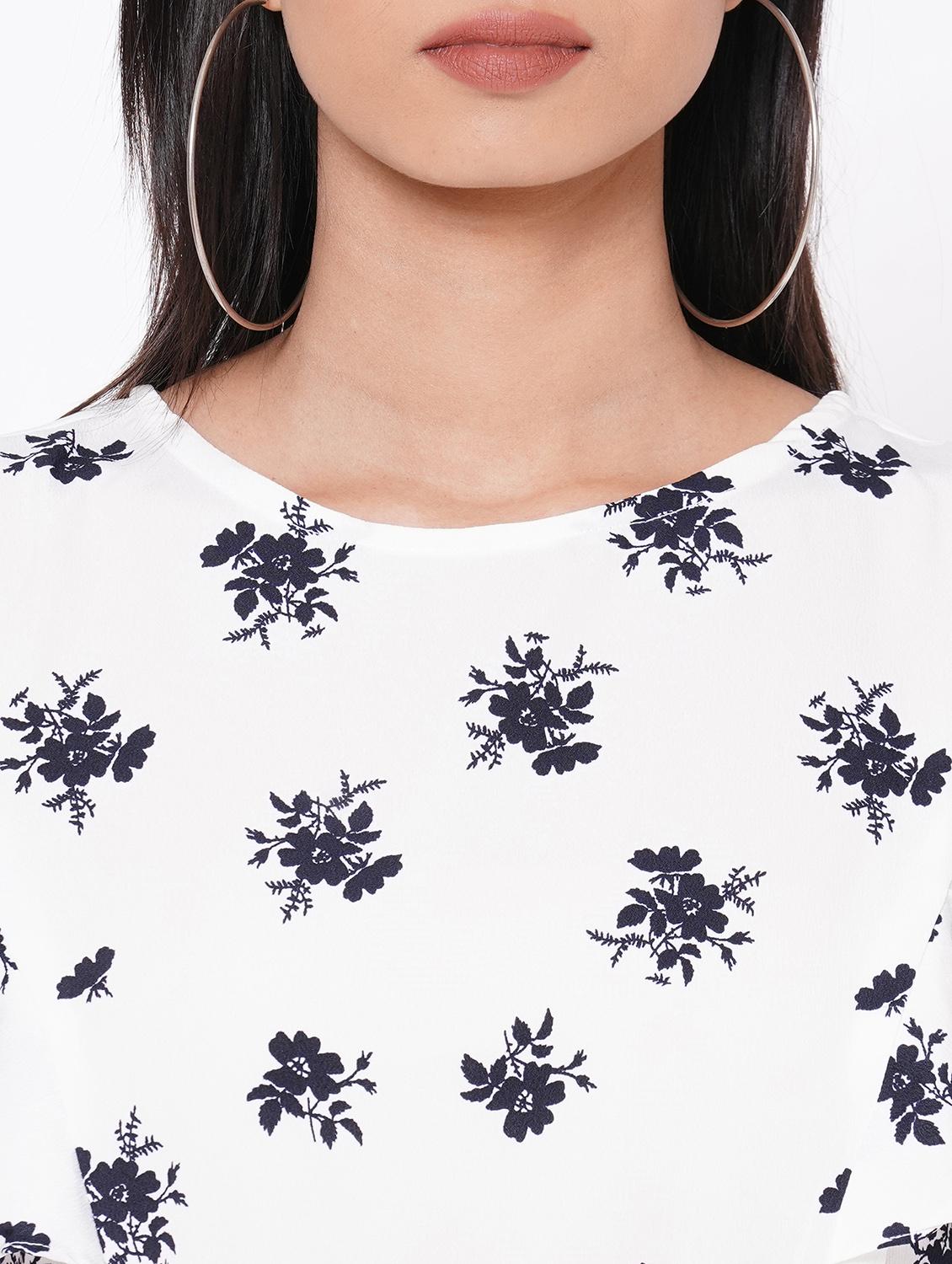 floral a-line dress - 17554376 - Zoom Image - 4