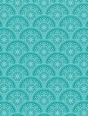 the oscar collection double bedsheet set super king size 180 tc cotton teal colour - 17554432 - Standard Image - 3